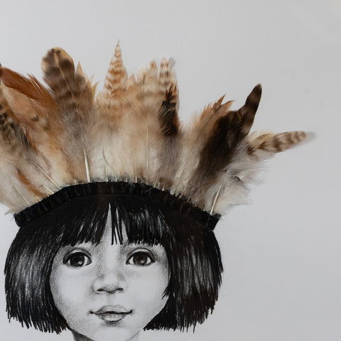 JAYNE HUTTY 'The Feather Headdress"