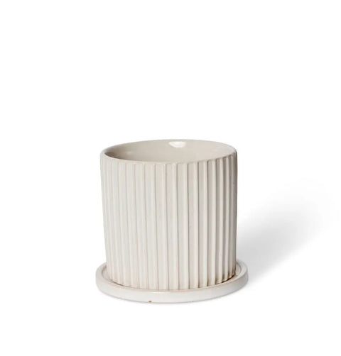 QUINN POT WITH SAUCER