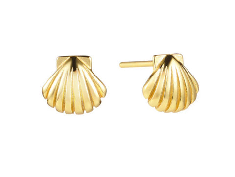GIMME Mini Shell Studs Gold