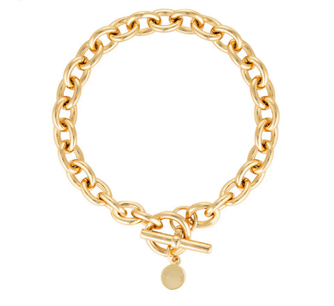GIMME Millie Fob Link Bracelet Gold