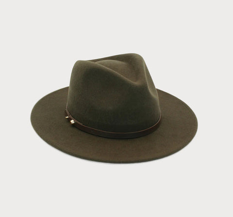 OSLO Wool Felt Hat Mocha
