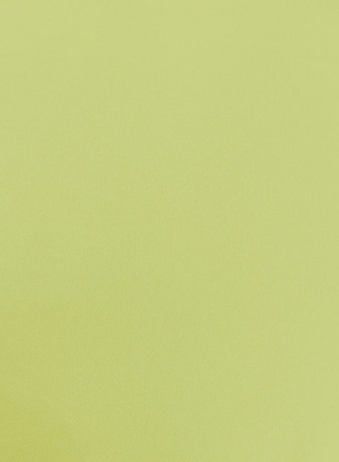 ESMAEE Alice Satin Shirt Chartreuse