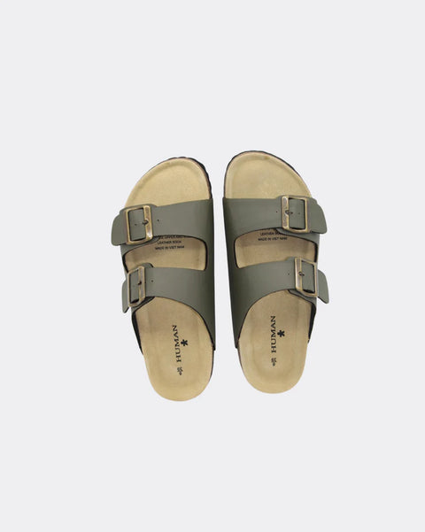 HUMAN Ibiza Slides Vintage Green