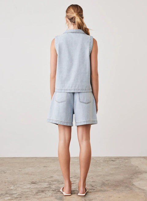 ESMAEE Riptide Denim Top