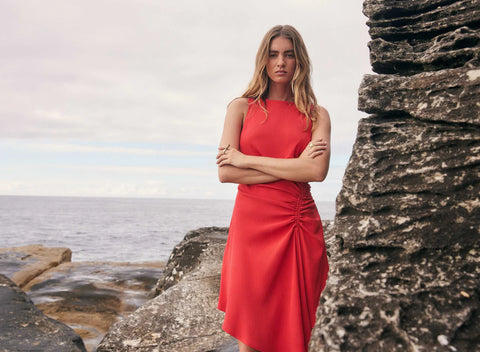 ESMAEE Cove Dress Watermelon