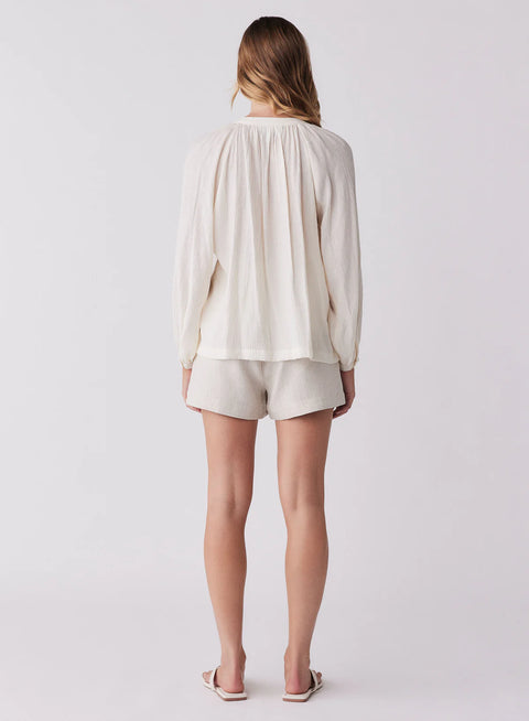 ESMAEE Panoramic Blouse Vanilla