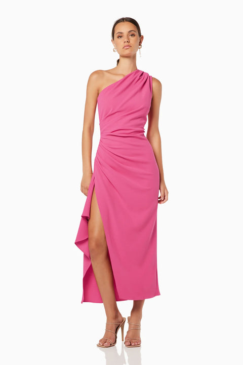 ELLIATT Purdie Midi Dress - Hot Pink
