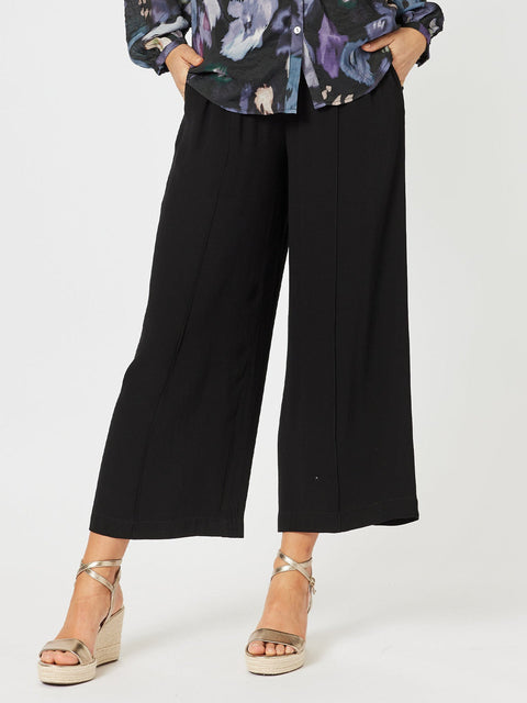 HAMMOCK AND VINE Jodie Wide Leg Pants Black