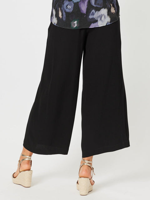 HAMMOCK AND VINE Jodie Wide Leg Pants Black