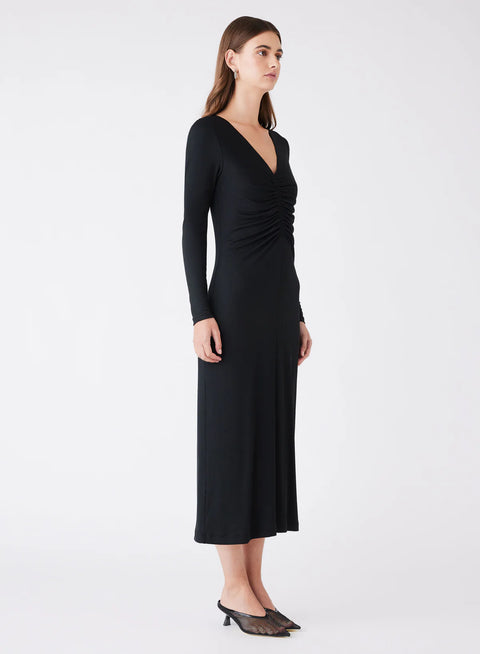 ESMAEE Blackout Midi Dress Black