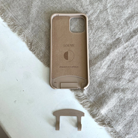 LOUVE COLLECTION Desert Sand Beige Phone Case LOUVE COLLECTION Klou Boutique
