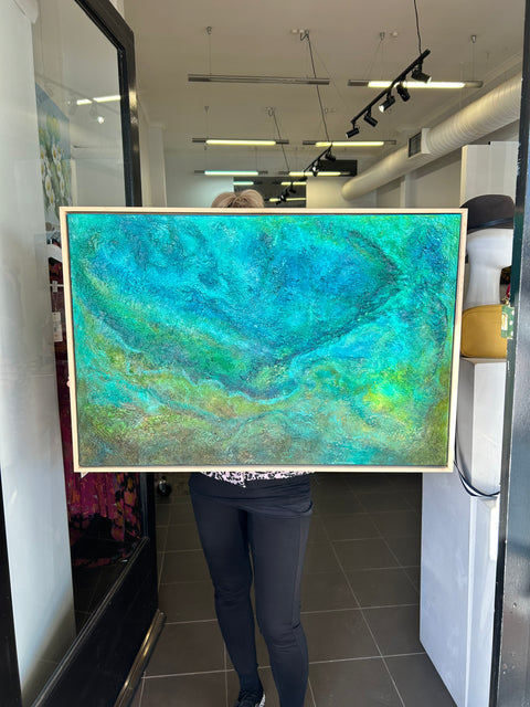 LEANNE MEDCALF Blue Ocean Floor