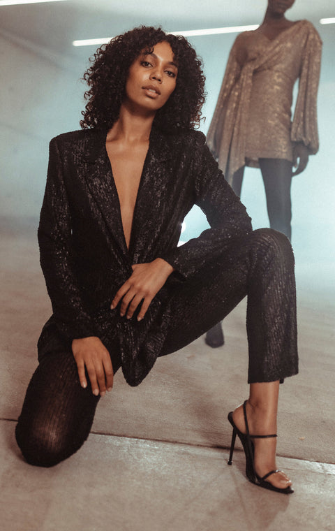 PASDUCHAS Bijou Pant in Matte Black PASDUCHAS Klou Boutique
