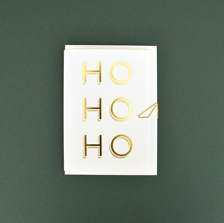 HO HO HO - Christmas card Klou Boutique Klou Boutique