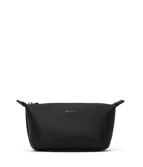 Matt & Nat Abbi Mini Vegan Cosmetic Bag, Purity - black Matt & Nat Klou Boutique
