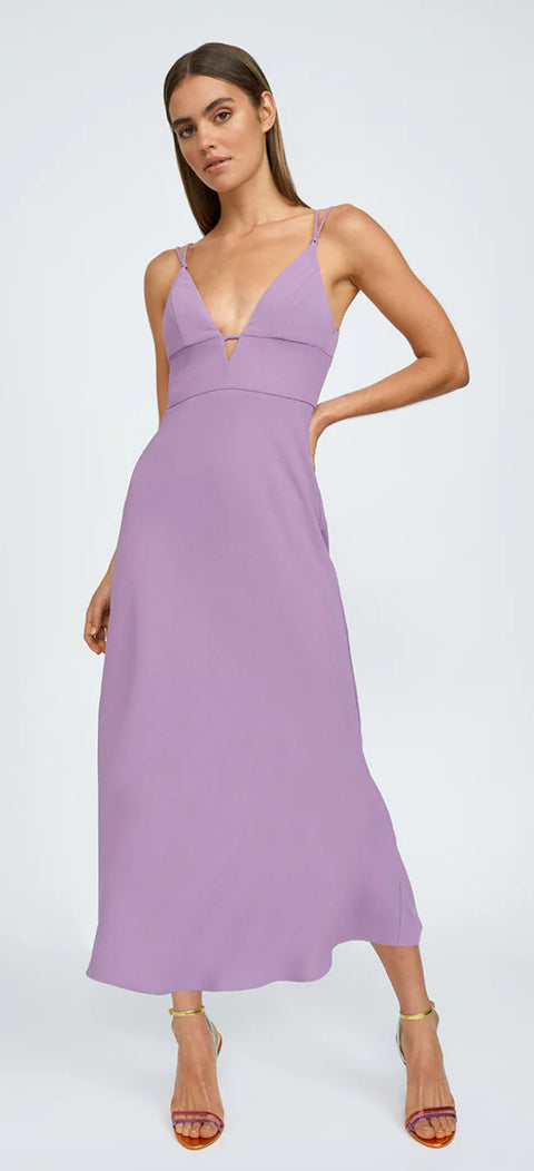 BY JOHNNY Iris Midi Dress Iris Purple BY JOHNNY Klou Boutique