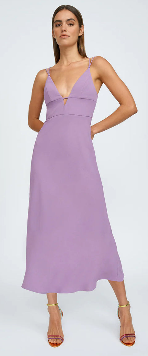 BY JOHNNY Iris Midi Dress Iris Purple BY JOHNNY Klou Boutique