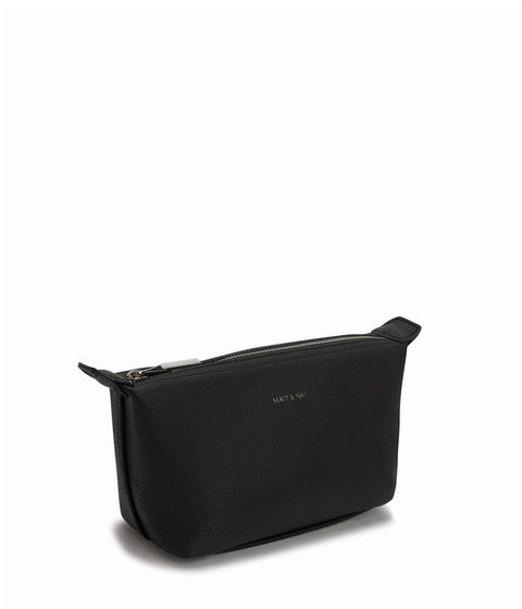 Matt & Nat Abbi Mini Vegan Cosmetic Bag, Purity - black Matt & Nat Klou Boutique