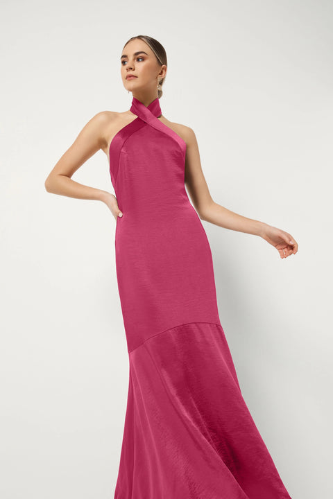 ELLIATT Angie Maxi Dress Berry ELLIATT Klou Boutique