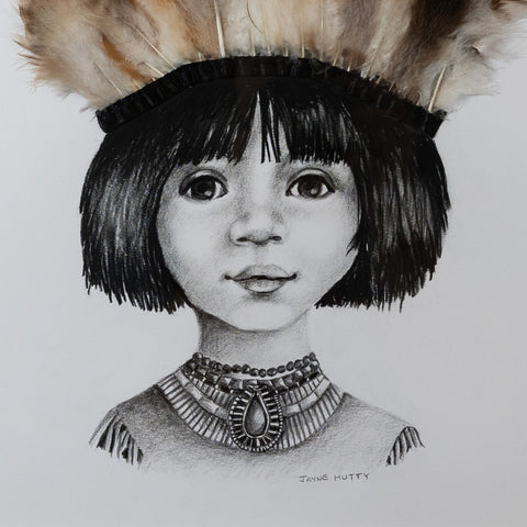 JAYNE HUTTY 'The Feather Headdress"