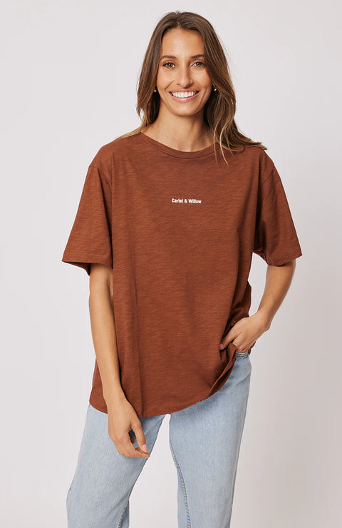 CARTEL AND WILLOW Marlie Tee Cocoa
