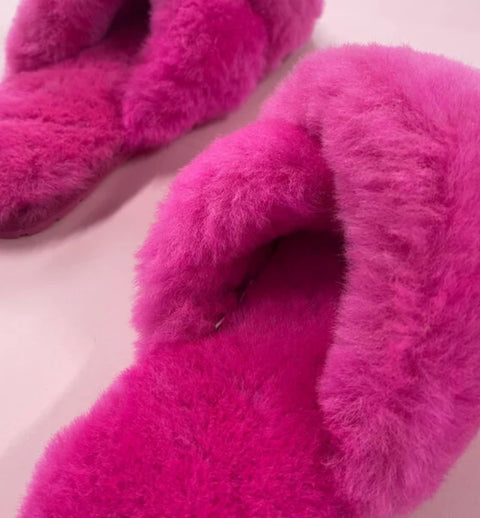 EMU AUSTRALIA Barbie x EMU Mayberry Slipper Hot Pink