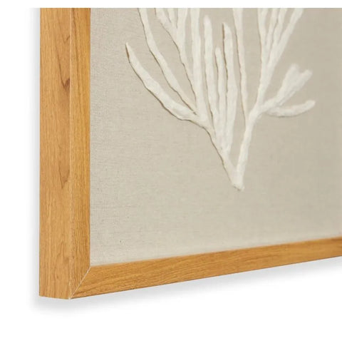 CORAL RICE PAPER WALL ART