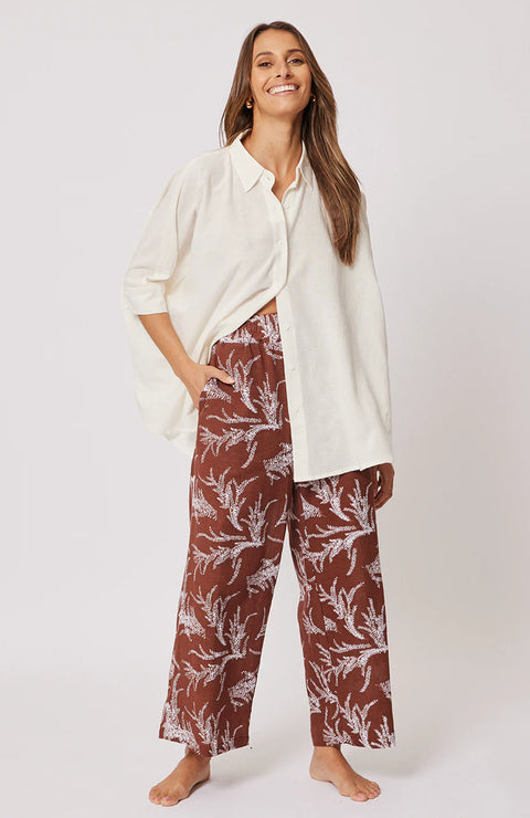 CARTEL AND WILLOW Leah Pant - Cocoa