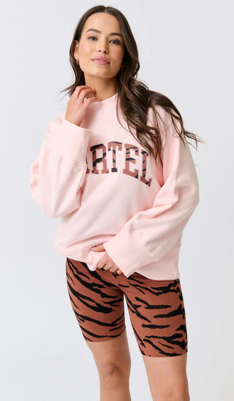 CARTEL AND WILLOW Tia Bike Short Zebra