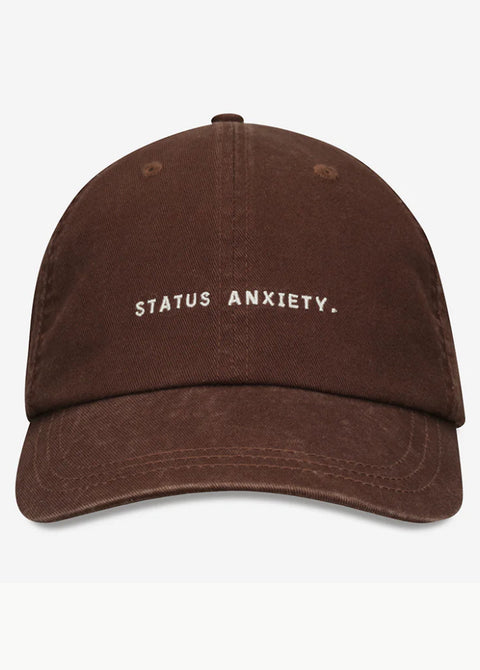 STATUS ANXIETY Logo Cap Bark