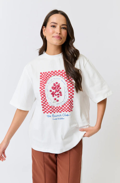 CARTEL AND WILLOW Jeana Tee - Cherry