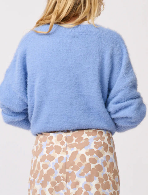 CARTEL AND WILLOW Emmie Sweater - Periwinkle Knit