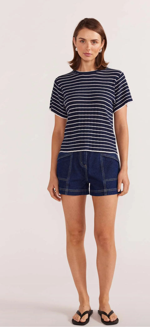 STAPLE THE LABEL Coco Stripe Tee