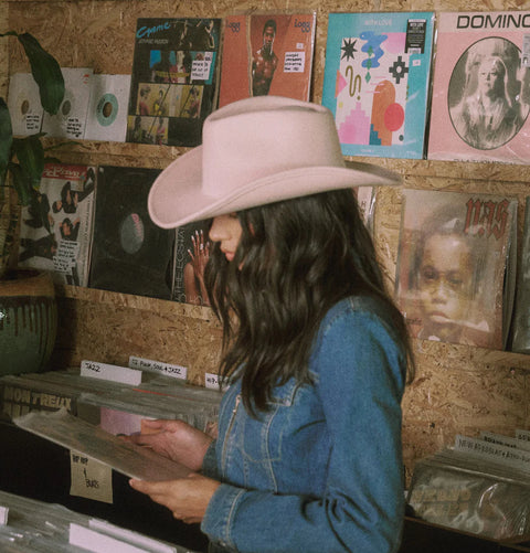 ACE OF SOMETHING Stevie Wool Cowboy Hat in Oatmeal