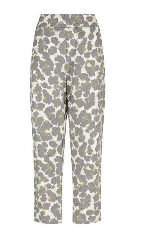 CARTEL AND WILLOW Grace Pant Khaki Leopard