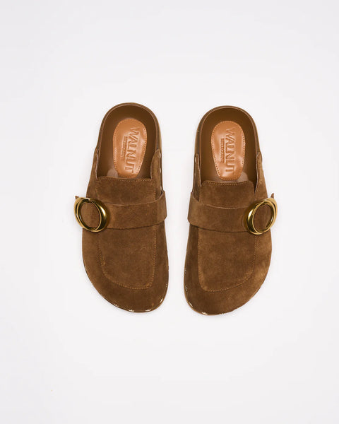 WALNUT MELBOURNE Pascal Leather Mule Tan