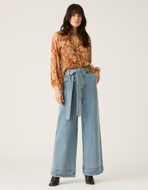 MOS The Label Morgan Print Blouse
