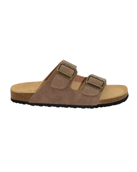 HUMAN Ibiza Slides Taupe