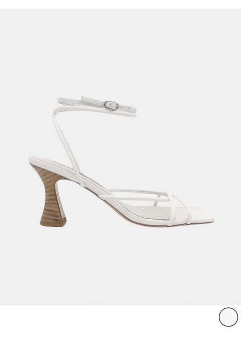 CAVERLEY Lacey Heel White