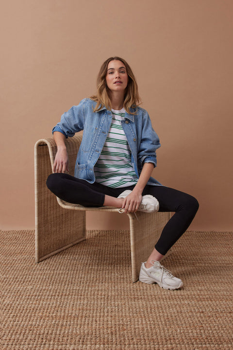 CERES Lola Longline Step Hem Tee