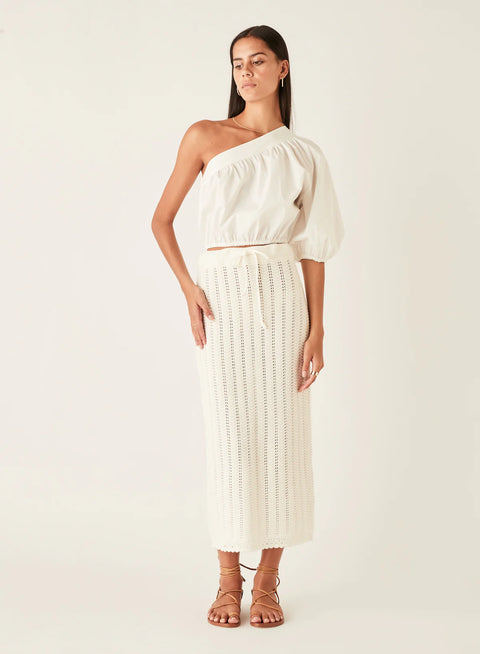 ESMAEE Aegean Skirt White