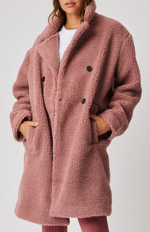 CARTEL AND WILLOW Bonnie Coat Berry