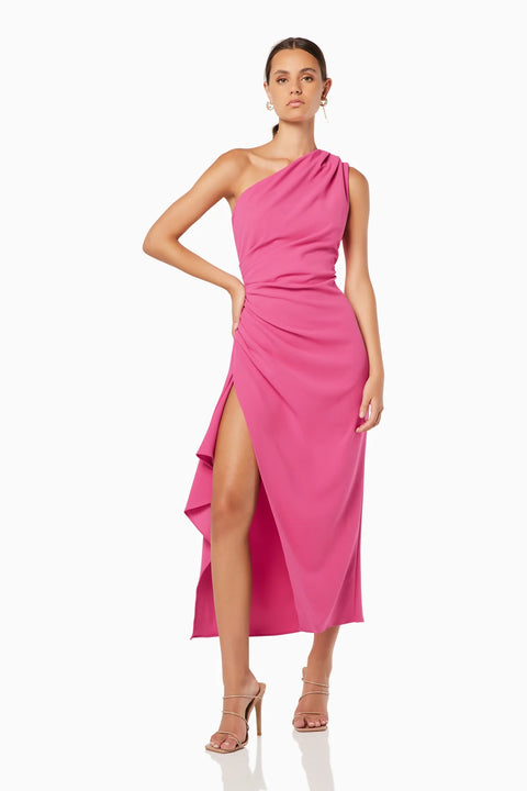 ELLIATT Purdie Midi Dress - Hot Pink