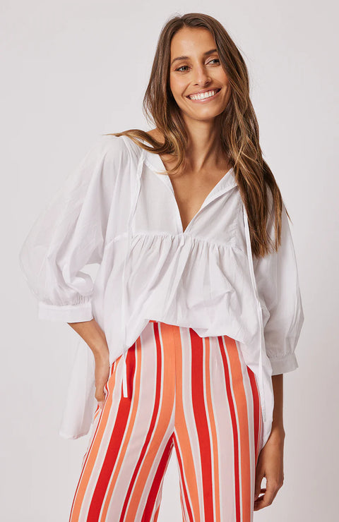 CARTEL AND WILLOW Trudy Top White