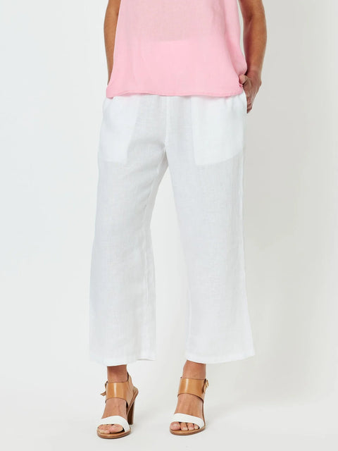 GORDON SMITH Wide Leg Pant White