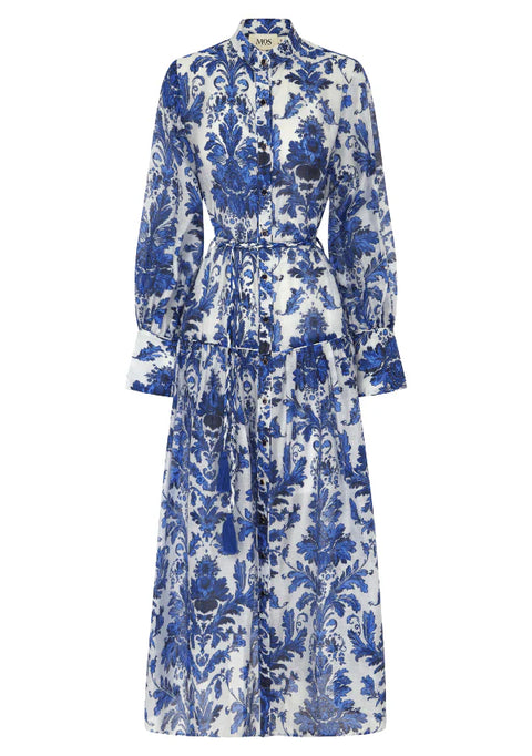 MOS THE LABEL Adrianna Shirt Dress Print