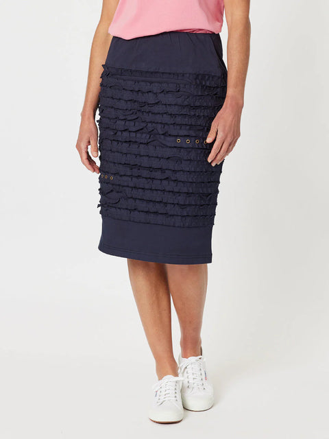 GORDON SMITH Charlie Stitched Detail Skirt