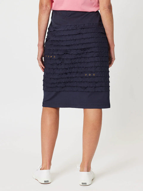 GORDON SMITH Charlie Stitched Detail Skirt