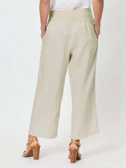 GORDON SMITH Wide Leg Pant Natural