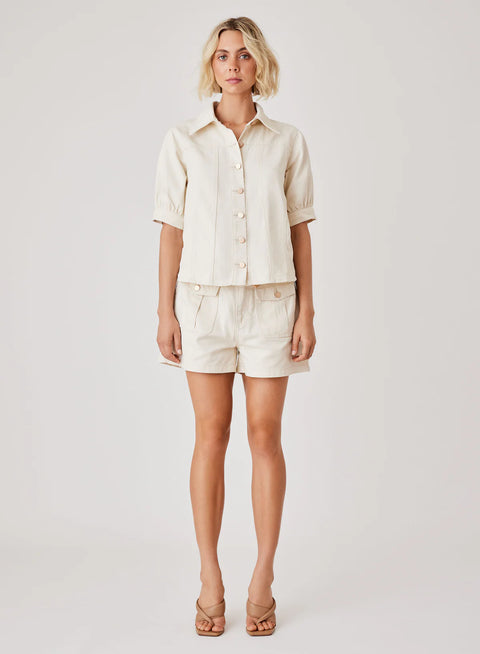 ESMAEE Kokomo Denim Shirt Ivory